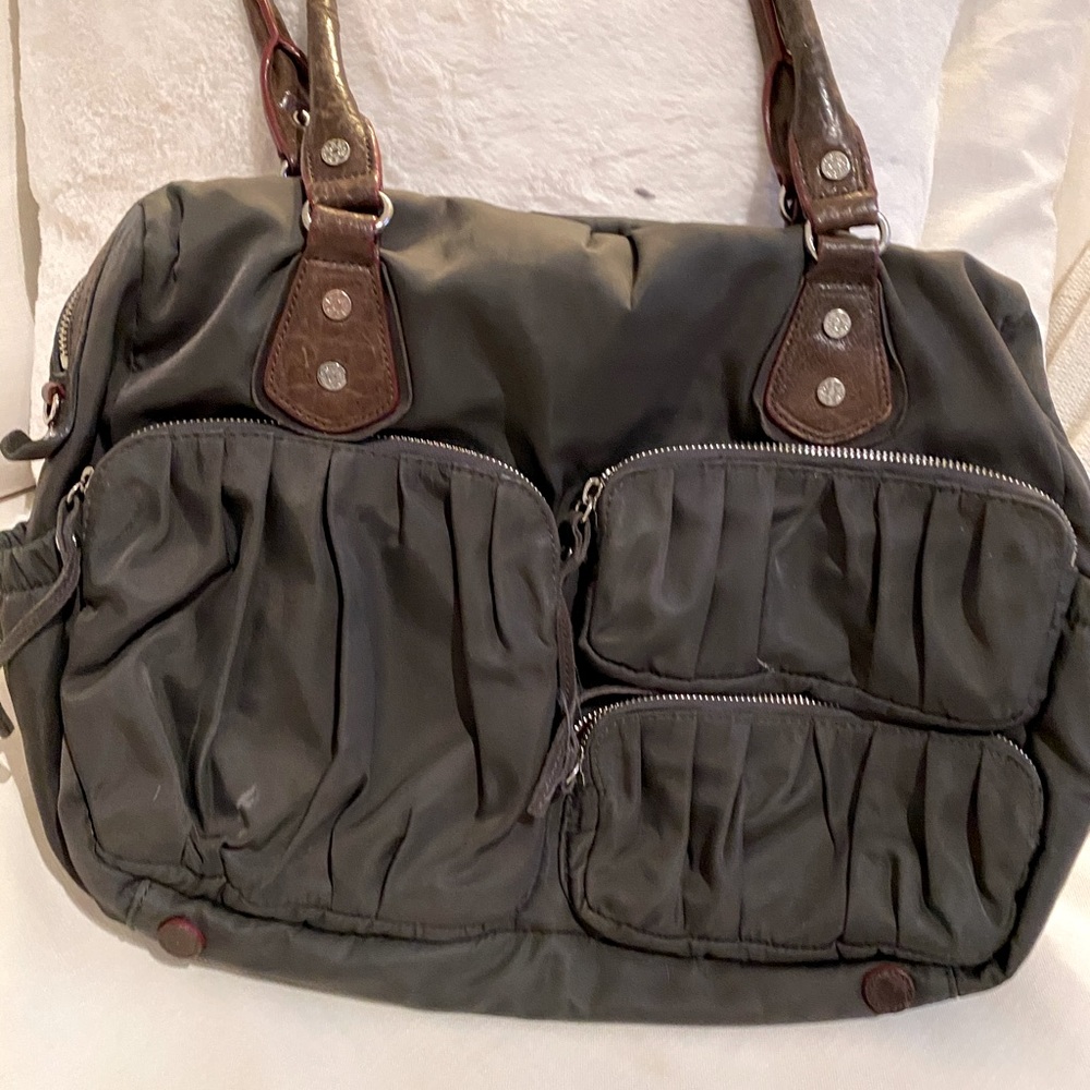 MZ Wallace Gray Bag / Diaper Bag